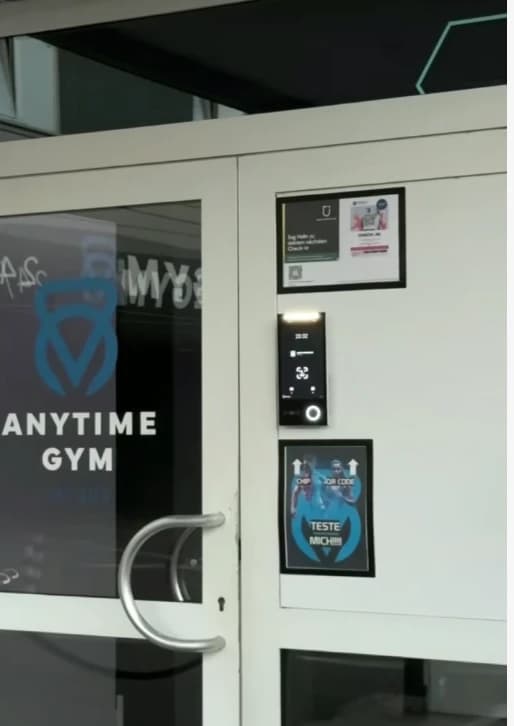 Terminal in a fitness membership setting